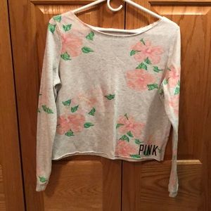 Light floral print sweatshirt